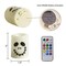 GenSwin Halloween Flameless Votive Candles Color Changing with Remote Timer, Battery Operated LED Tealight Candles for Halloween Home Decoration Gifts(6 Pack, 1.5” x 2”)(Battery Included)